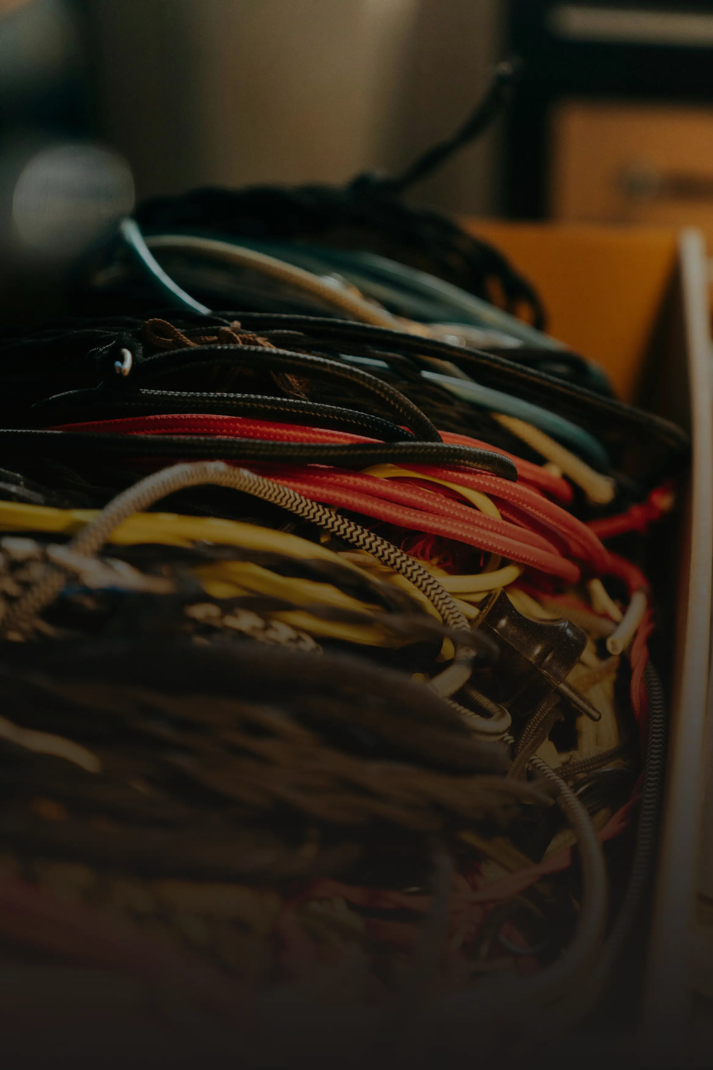 Électricien Synergies Tech sur chantier